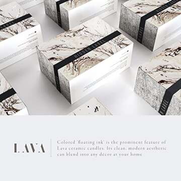 Hidden Label Large Candle,3 Wicks 14.8oz Vanilla Caramel Ceramic Jar Candle,Soy Candles for Home Scented, Candle Gift for Women