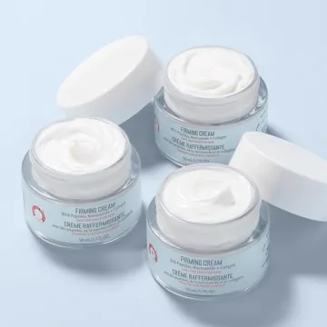 First Aid Beauty Firming Collagen Cream with Collagen, Peptides and Niacinamide – Day + Night Anti-Aging Face Moisturizer – 1.7 fl oz