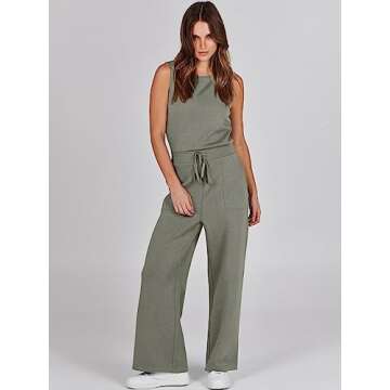 ANRABESS Women’s Stylish Jumpsuit for Summer Fashion