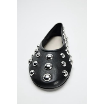 XEYANFYS Stylish Studded Ballet Flats for Women