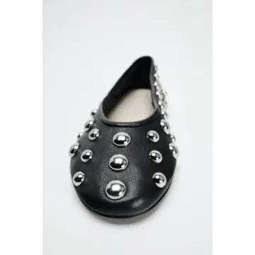 XEYANFYS Stylish Studded Ballet Flats for Women