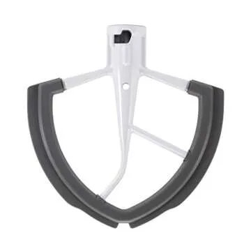 Flex Edge Beater for Kitchen Aid Mixer 6 Quart Bowl-Lift Stand Mixer Bowls, 6 QT Flat Edge Beater wi...