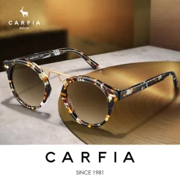 CARFIA Small Face Polarized Sunglasses for Women