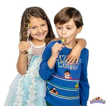 Rainbow Twisty Pops - 16 Pieces - Lollipop Party Favors