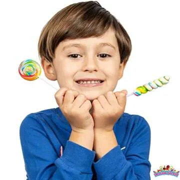 Rainbow Twisty Pops - 16 Pieces - Lollipop Party Favors