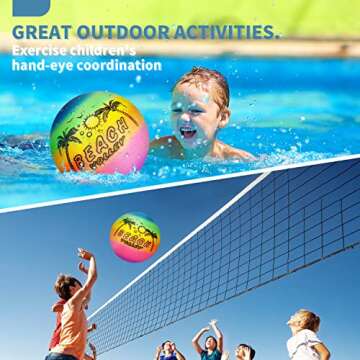 AstarX Sand Toys,30 Pcs Beach Toys for Kids,Beach Ball,Truck,Molds,Beach Tools,Mini Flags,Mesh Bag Include