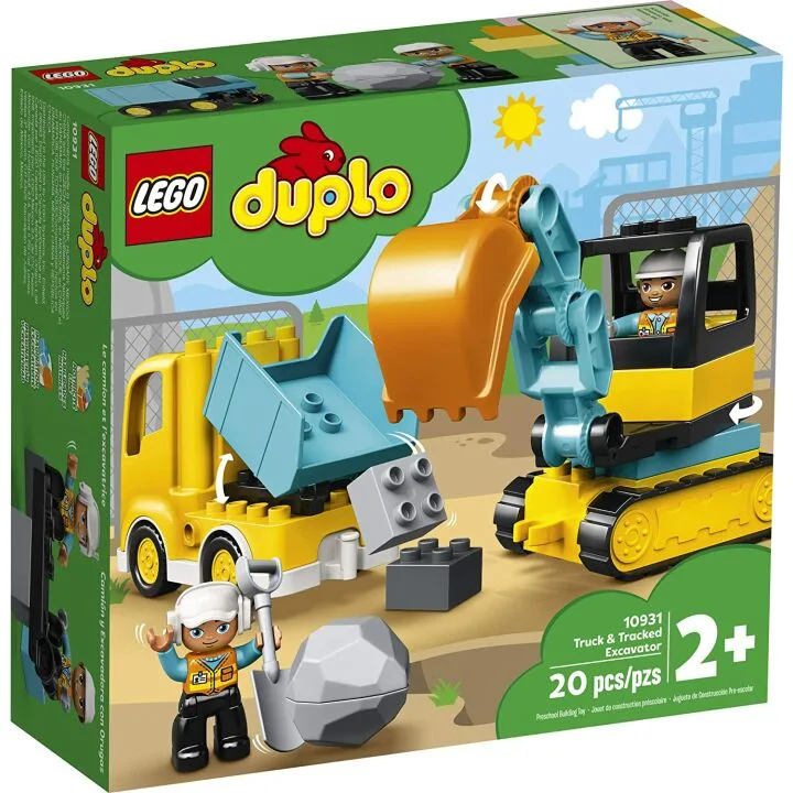 LEGO DUPLO Town Truck & Excavator Set for Toddlers