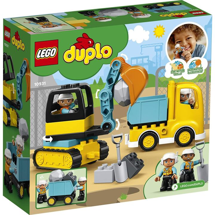 LEGO DUPLO Town Truck & Excavator Set for Toddlers