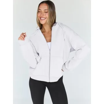 Trendy Queen Women’s Zip Up Hoodie for Fall & Winter