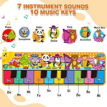 Kids Musical Piano Mats - Fun & Educational for All Ages