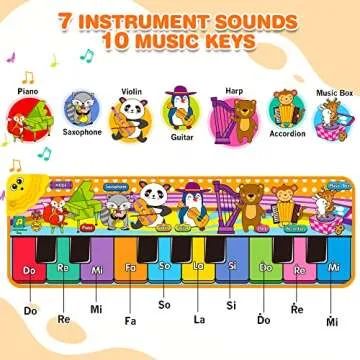 Kids Musical Piano Mats - Fun & Educational for All Ages