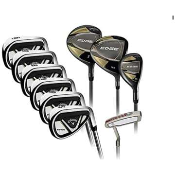 Callaway Edge 10 Piece Golf Clubs Set - Right Handed