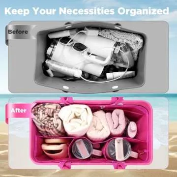 OUTXE Beach Bag Organizer Compatible with X Large Bogg Bag Accessories Inserts, Lightweight Mesh Insert Divider Pouch for Original XL Bogg Bag, Beach Tote Bag Insert for Organizing