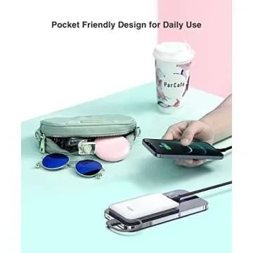 TG90° 4500mAh Mini Portable Charger with Built-in Cable