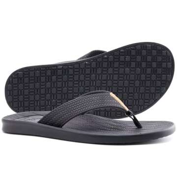 Comfortable KuaiLu Flip Flops with Arch Support for Summer