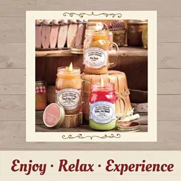 Peach Scented Candle - 100 Hours of Heavenly Aroma