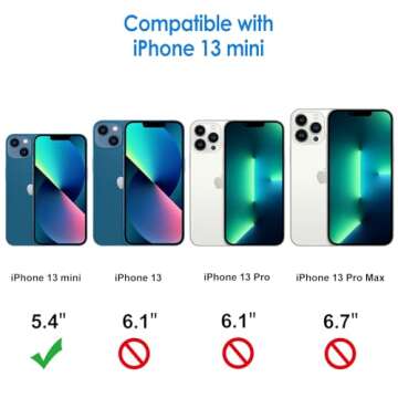 JETech Case for iPhone 13 Mini 5.4-Inch - Non-Yellowing Protection