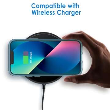 JETech iPhone 13 Mini Case - Shockproof & Clear Bumper