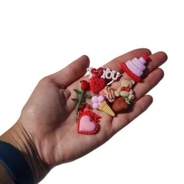 Buttons Galore & More Cute and Colorful Valentine's Day 50 Piece Assortments of Novelty Buttons for Sewing and Crafts
