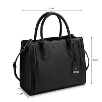 Nine West Aidenne Satchel Black One Size