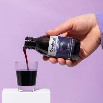 Sambucol Black Elderberry Syrup - Sambucus Elderberry Syrup, Black Elderberry Liquid, Immune Support...
