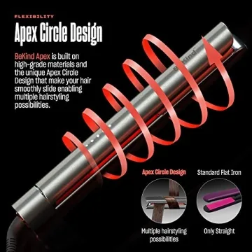 BeKind Apex 2-in-1 Hair Straightener and Curler