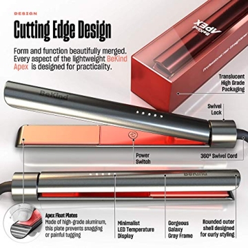 BeKind Apex 2-in-1 Hair Straightener and Curler