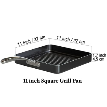 Cooks Standard Nonstick Grill Пан 11x11 Durable Skillet