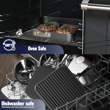 Cooks Standard Nonstick Grill Пан 11x11 Durable Skillet