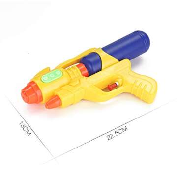 Fun-Here Water Guns 9 Inch 6 Packs for Kids Adults Multicolor Squirt Gun in Party Pool Bath Favors I...