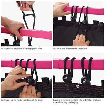 Newan 48" Fitness Trampoline - Silent Rebounder for Adults