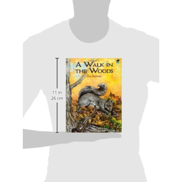 A Walk in the Woods Nature Coloring Book by Dot Barlowe