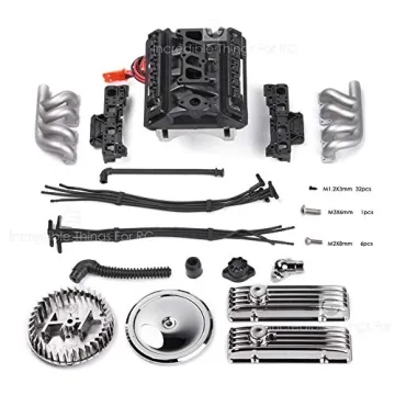 RC Car F82 V8 Engine Cover for R/C Crawlers and More