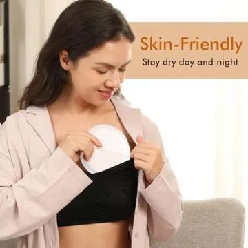 NCVI Disposable Nursing Pads, Breastfeeding Pads for Leaking Milk, Stay Dry & Ultra Absorbent, Breast Pads with Leak-Proof Design, Nipple Pads Thin and Soft, 80 Count