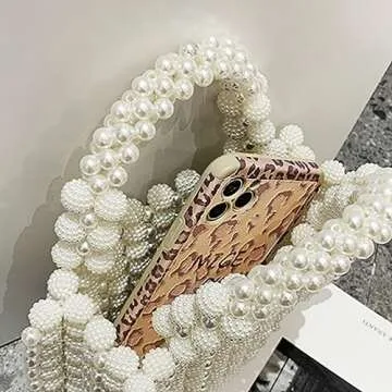 QTKJ Pearl Purse - Elegant Evening Clutch for Women
