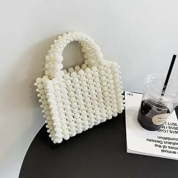 QTKJ Pearl Purse - Elegant Evening Clutch for Women