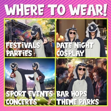 Plush Adult Onesie Halloween Costume for Fun