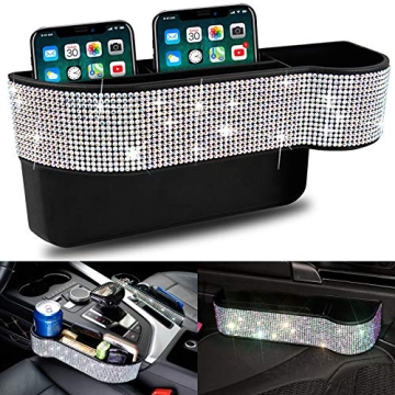 Rhinestone Car Organizer Chic Style & Functionality