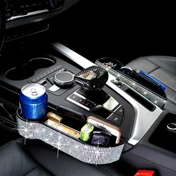 Rhinestone Car Organizer Chic Style & Functionality