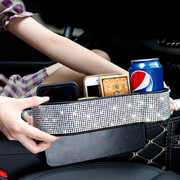 Rhinestone Car Organizer Chic Style & Functionality