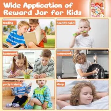 Daisy Flowers Reward Jar - Fun Behavior Motivation for Kids