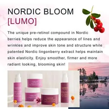 Lumene [Lumo Nordic Bloom Anti-Wrinkle + Firming Night Cream - Hydrating Face Moisturizer for Visibly Firmer, Radiant & Smooth Skin - Formulated with Pre-Retinol Complex + Lingonberry Extract (50ml)