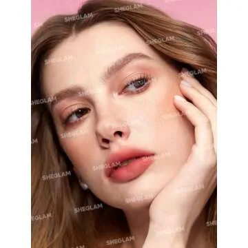 SHEGLAM Soft Haze Lip Blur Waterproof Liquid Lipstick Matte Transfer-Proof Lip Tint Lasting Super Stay Lip Stain-Think Twice