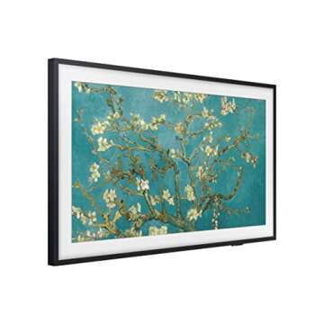 SAMSUNG 32-Inch Class QLED The Frame LS03C Series, Quantum HDR, Art Mode, Anti-Reflection Matte Display, Slim Fit Wall Mount Included, Smart TV w/Alexa Built-in (QN32LS03CB)