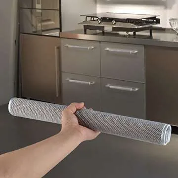 OUGAR8 Refrigerator Door Handle Cover Electrical Kitchen Appliances Gloves Fridge Microwave Dishwasher Door Cloth Protector-Catches Drip,Fingerprint Dust Cover (5pcs, Gray Plush)