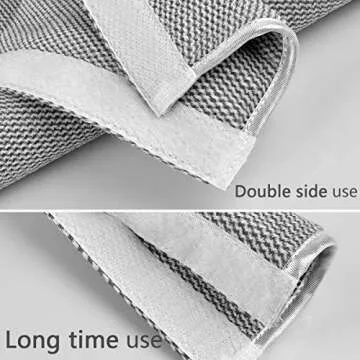 OUGAR8 Refrigerator Door Handle Cover Electrical Kitchen Appliances Gloves Fridge Microwave Dishwasher Door Cloth Protector-Catches Drip,Fingerprint Dust Cover (5pcs, Gray Plush)