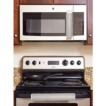 OUGAR8 Refrigerator Door Handle Cover Electrical Kitchen Appliances Gloves Fridge Microwave Dishwasher Door Cloth Protector-Catches Drip,Fingerprint Dust Cover (5pcs, Gray Plush)