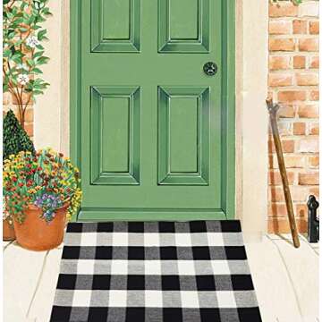 Stylish Cotton Buffalo Check Rugs for Every Home