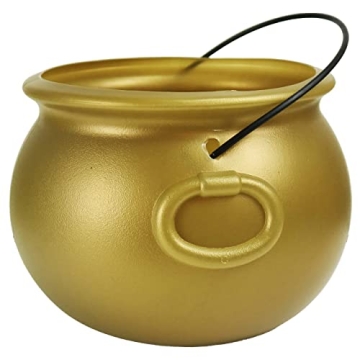 Gold Cauldron Kettle for St Patrick's Day Celebrations