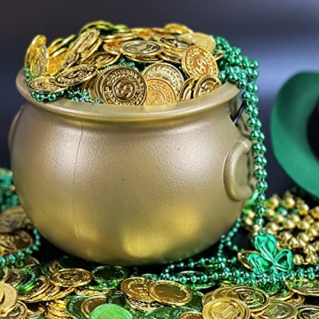 Gold Cauldron Kettle for St Patrick's Day Celebrations